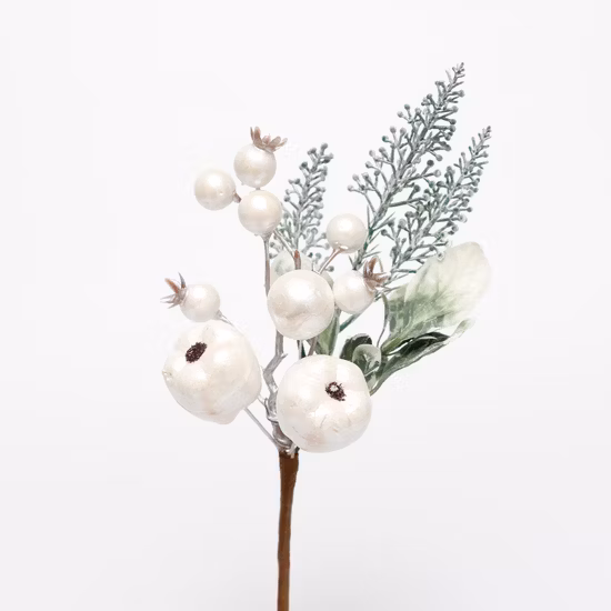 장식용 반짝이가 있는 연한 보라색 인공 장식 플라스틱 크리스마스 트리 가지