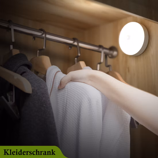 3AA 배터리와 후크를 갖춘 스마트 LED 모션 센서 야간 조명